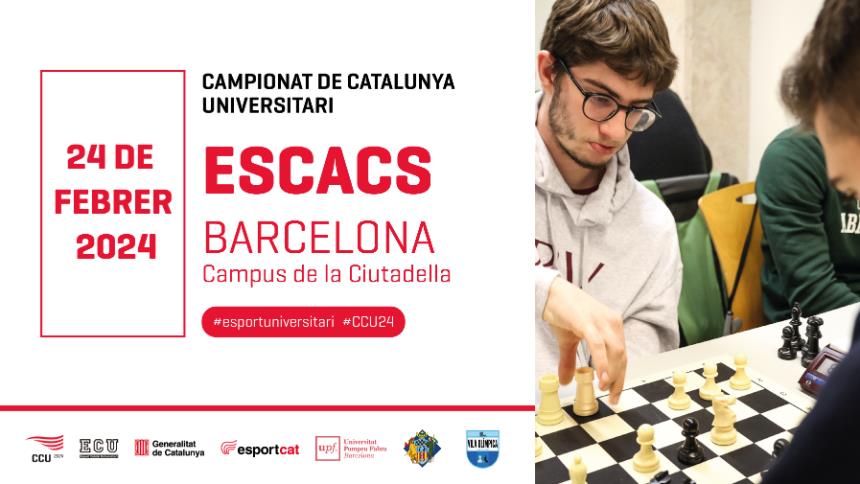 Obertes les inscripcions pel CCU d’Escacs 2024!